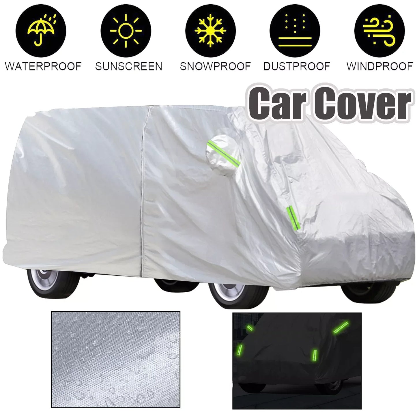 Funda Impermeable para VW Transporter T3 T4 T5 T6 con Protección UV