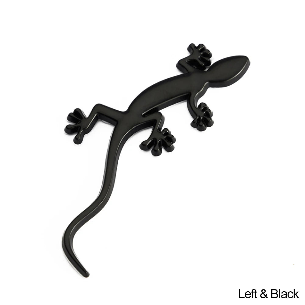 Pegatina 3D de Gecko para Coche en Aleación Metálica Autoadhesiva