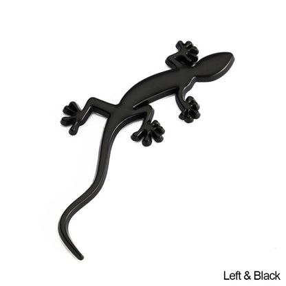 Pegatina 3D de Gecko para Coche en Aleación Metálica Autoadhesiva