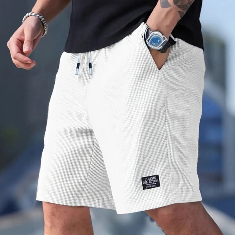 Pantalón Corto Hombre Casual de Poliéster para Verano y Playa