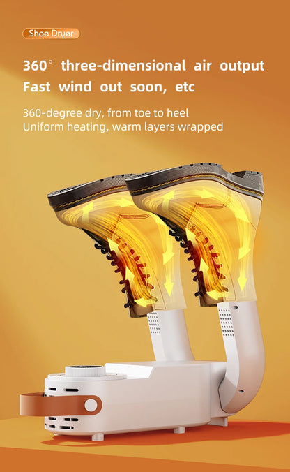 Smart Timer Shoe Dryer, Adjustable Telescopic Shoe Dryer, Quick Dry, deodorizer, Sterile