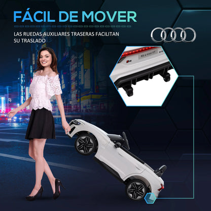 Homcom Electric Car for Children +3 Years Audi Rs E-Tron Gt 103X58X41 cm White