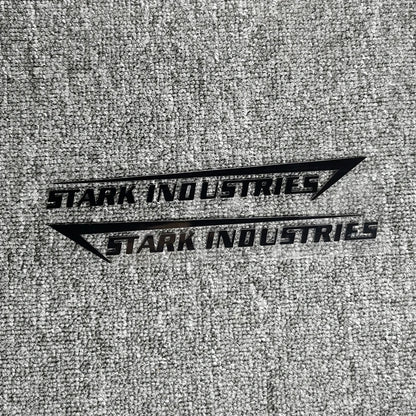 2PCS Car Stickers Stark Industries Reflective Decoration For Hood Headlights Trunk Bumper Windshield Door Motorcycle Bike D2
