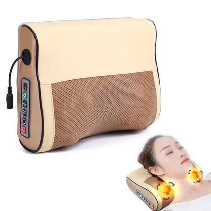 Masajeador Eléctrico Cervical con Calor para Cuello y Espalda