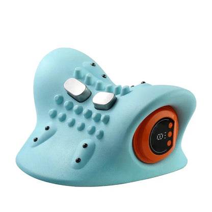 Masajeador Cervical Eléctrico con Calor EMS y Vibración Recargable