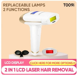 Icy-Cool Laser Hair Removal 5 Functions At-Home Painless Hair Remove for Whole Body Bikini Trimmer for Women Ladies IPL Epilator