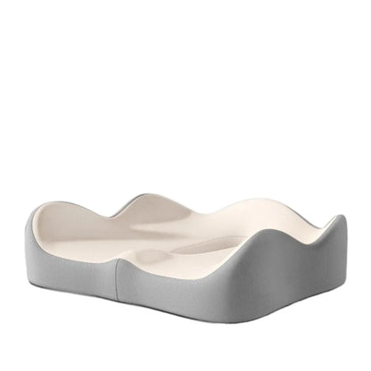 Cojín Ortopédico de Espuma Viscoelástica para Alivio de Coxis y Espalda