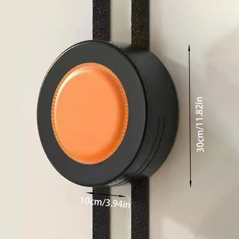 Objetivo de Boxeo de Pared Acolchado 30x30 cm para Entrenamiento Fitness Negro y Rojo