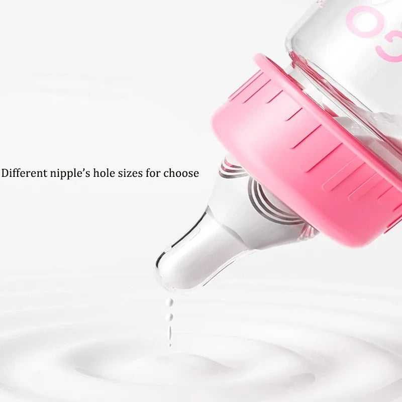 Biberón para recién nacido 60 ml de PP con diseño de animales compacto y ligero