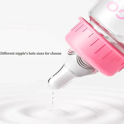 Biberón para recién nacido 60 ml de PP con diseño de animales compacto y ligero