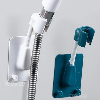 Soporte Adhesivo Ajustable 360° para Cabezal de Ducha Universal