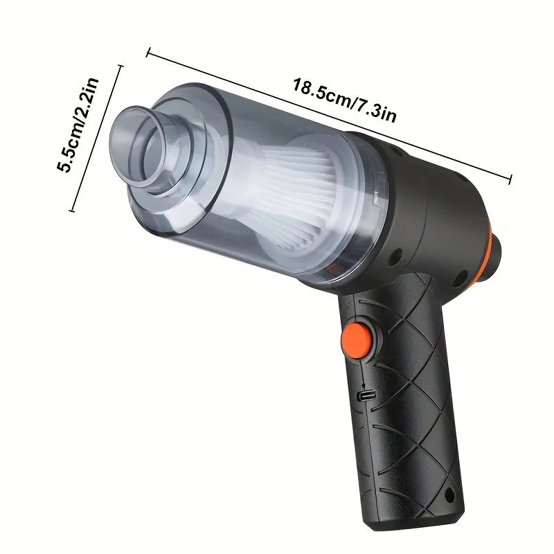 Mini Aspiradora Portátil Inalámbrica para Coche y Hogar Compacta