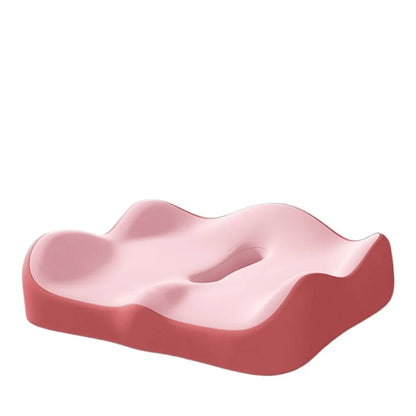 Cojín Ortopédico de Espuma Viscoelástica para Alivio de Coxis y Espalda