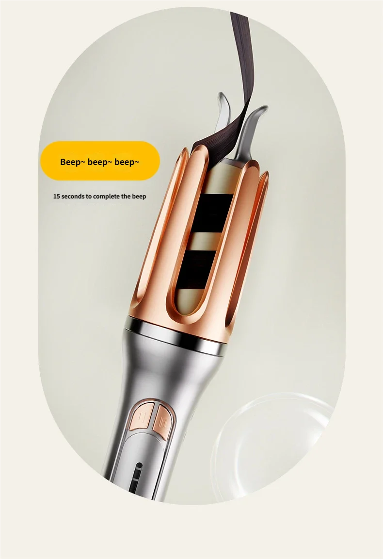 Rizador de Pelo Automático Cerámica 32 mm con Control de Temperatura