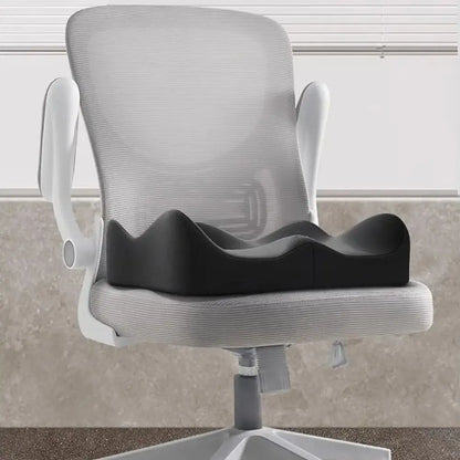 Cojín Ortopédico de Espuma Viscoelástica para Alivio de Coxis y Espalda