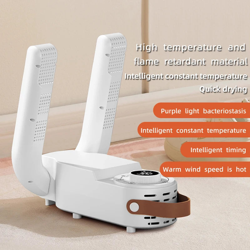 Smart Timer Shoe Dryer, Adjustable Telescopic Shoe Dryer, Quick Dry, deodorizer, Sterile