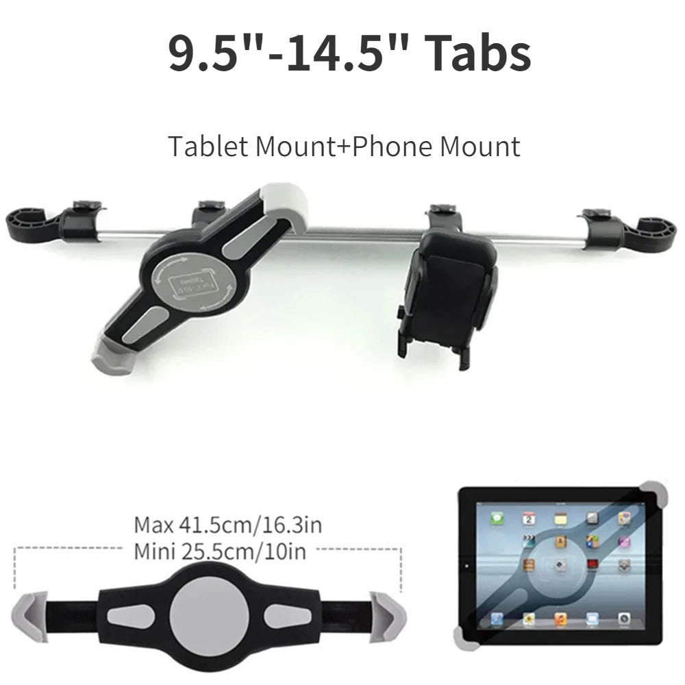 Tablet Holder for Tablet PC Car Back Seat Headrest Mounting Holder Tablet Universal 7-15'' for IPad Xiaomi Samsung Clip Mount