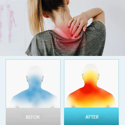 Masajeador Eléctrico Cervical con Calor para Cuello y Espalda