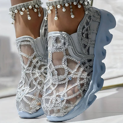 Zapatillas Mujer de Malla Transpirable Casual con Suela Antideslizante
