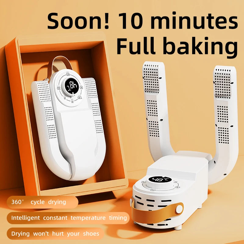Smart Timer Shoe Dryer, Adjustable Telescopic Shoe Dryer, Quick Dry, deodorizer, Sterile