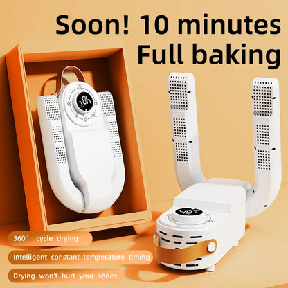 Smart Timer Shoe Dryer, Adjustable Telescopic Shoe Dryer, Quick Dry, deodorizer, Sterile