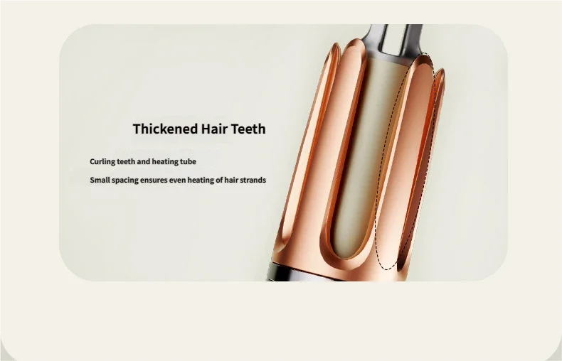 Rizador de Pelo Automático Cerámica 32 mm con Control de Temperatura