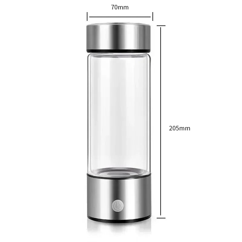 420ml Rich Hydrogen Oxygen Water Cup H2 Generator Bottle Alkaline Maker Ionizer Bottle Super Antioxidan Titanium Quality Filter