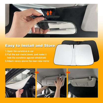 Parasol Plegable para Parabrisas Hyundai Santa Fe 2019-2023 UV