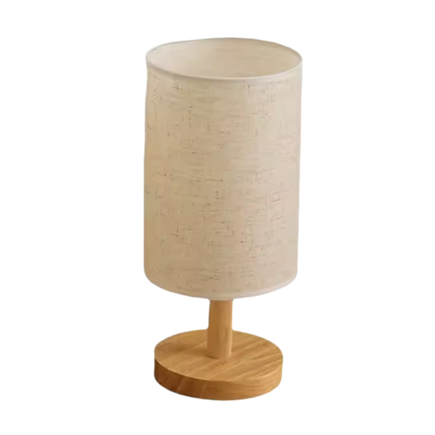 Lámpara de mesa LED estilo chino madera 28 cm USB